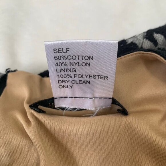 Tadashi Shoji sleeveless lace overlay black nude fitted peplum pencil dress - Picture 8 of 10